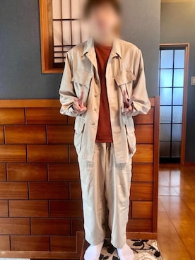 「ラブアンドピース2020」｜「アイテム（その他アウター）」を使った、マサさん（メンズ・165cm）の秋コーディネート