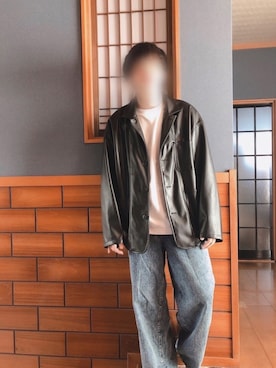 「FREAK'S STORE（フリークスストア）のアイテム（テーラードジャケット）」を使った、マサさん（メンズ・165cm）の秋コーディネート