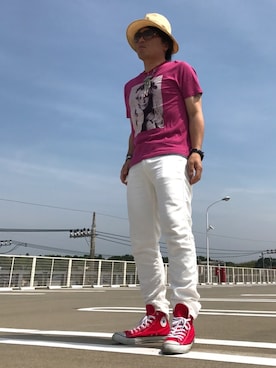 くすしんさん（メンズ・175cm）の春コーディネート