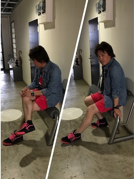 くすしんさん（メンズ・175cm）の夏コーディネート