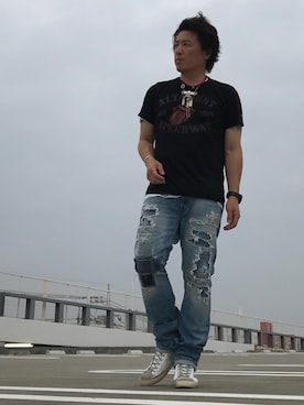 くすしんさん（メンズ・175cm）の夏コーディネート