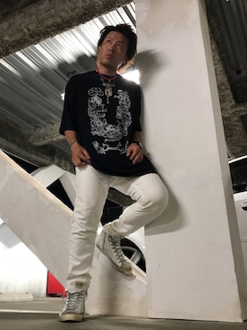 「デニット」｜くすしんさん（メンズ・175cm）の夏コーディネート