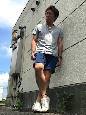 くすしんさん（メンズ・175cm）の夏コーディネート