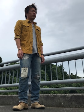 くすしんさん（メンズ・175cm）の秋コーディネート