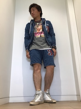 くすしんさん（メンズ・175cm）の秋コーディネート