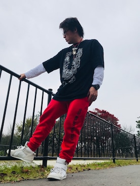 くすしんさん（メンズ・175cm）の秋コーディネート