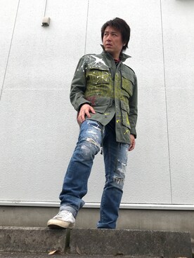 くすしんさん(メンズ・175cm)の秋コーディネート