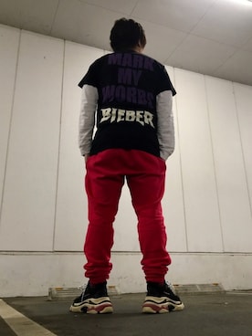 「ELEVEN PARIS（イレブンパリ）のアイテム」を使った、くすしんさん（メンズ・175cm）の秋コーディネート