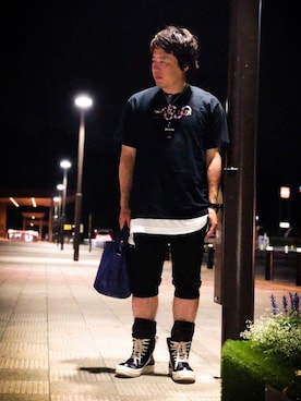 「JOHN ELLIOTT+CO（ジョンエリオット）のアイテム」を使った、くすしんさん（メンズ・175cm）の夏コーディネート