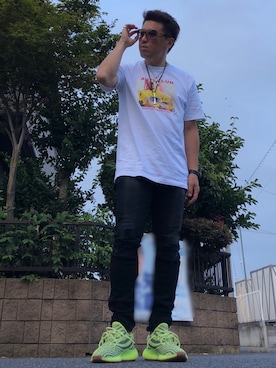 くすしんさん（メンズ・175cm）の夏コーディネート