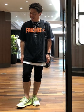 「JOHN ELLIOTT+CO（ジョンエリオット）のアイテム」を使った、くすしんさん（メンズ・175cm）の夏コーディネート