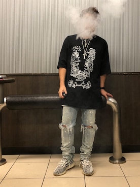 くすしんさん（メンズ・175cm）の秋コーディネート