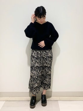 「OZOC（オゾック）のアイテム（パンプス）」を使った、sumicaさん（レディース・157cm）の秋コーディネート