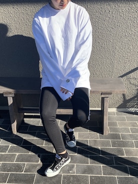 「VAN（バン）のアイテム（トップス）」を使った、sumicaさん（レディース・157cm）の冬コーディネート