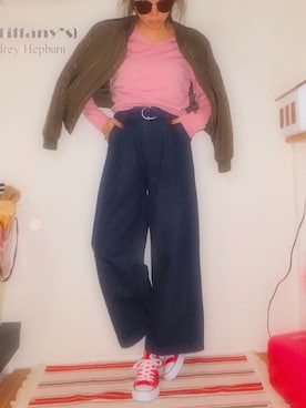 3児mama／achaさん（レディース・162cm）の冬コーディネート