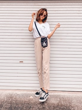 「スーツコーデ」｜3児mama／achaさん（レディース・162cm）の夏コーディネート