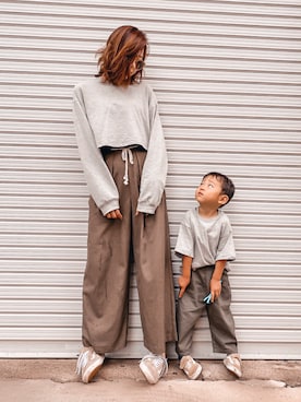 3児mama／achaさん（レディース・162cm）の夏コーディネート