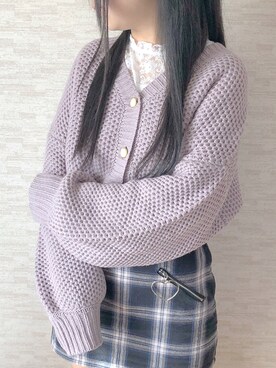 「AS KNOW AS plus（アズノゥアズプラス）のアイテム（その他）」を使った、ayさん（レディース・152cm）の冬コーディネート