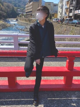 「FREAK'S STORE（フリークスストア）のアイテム（リング）」を使った、Sakuさん（メンズ・170cm）の春コーディネート