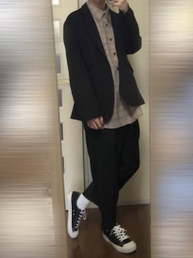 「FREAK'S STORE（フリークスストア）のアイテム（リング）」を使った、Sakuさん（メンズ・170cm）の春コーディネート