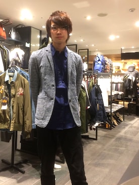 「RATTLE TRAP（ラトルトラップ）のアイテム（ジャケット/アウター）」を使った、Takuya Yamashitaさん（メンズ・170cm）の春コーディネート