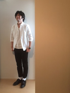 「NANO universe（ナノユニバース）のアイテム（腕時計）」を使った、トモッティさん（メンズ・174cm）の春コーディネート