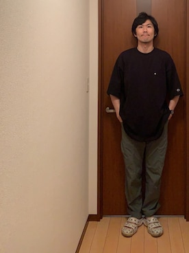 「ARC'TERYX（アークテリクス）のアイテム（パンツ）」を使った、トモッティさん（メンズ・174cm）の夏コーディネート