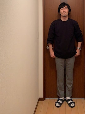 「NANO universe（ナノユニバース）のアイテム（腕時計）」を使った、トモッティさん（メンズ・174cm）の秋コーディネート