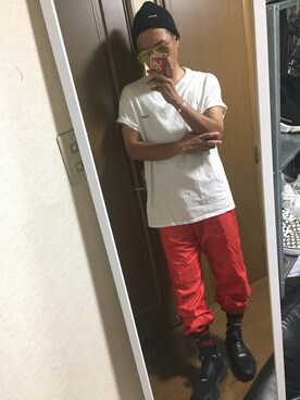 「vetements」｜「アイテム（ニットキャップ/ビーニー）」を使った、0726hkさん（メンズ・170cm）の夏コーディネート