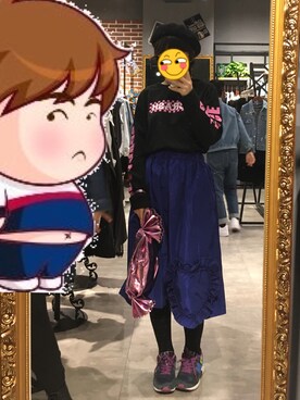 Mikiさん(レディース・159cm)の冬コーディネート