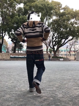 「ガラガラコーデ」｜okaさん（メンズ・183cm）の春コーディネート