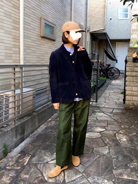 「freada」｜「アイテム（ジャケット/アウター）」を使った、nueさん（レディース・160cm）の秋コーディネート