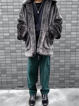 「doublet（ダブレット）のアイテム（その他アウター）」を使った、Date(だて)さん（メンズ・168cm）の春コーディネート