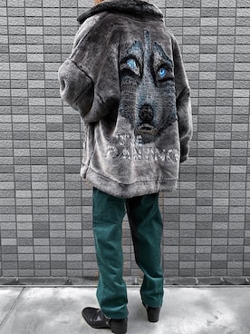 「doublet（ダブレット）のアイテム（その他アウター）」を使った、Date(だて)さん（メンズ・168cm）の春コーディネート