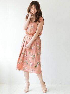 「INCEDE（インシード）のアイテム」を使った、Laveange officialさん（レディース・162cm）の春コーディネート