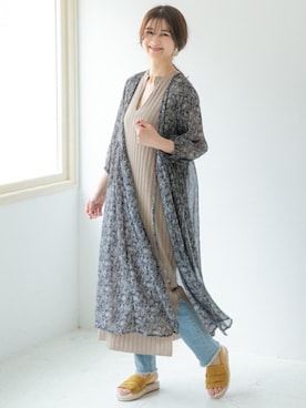 「INCEDE（インシード）のアイテム」を使った、Laveange officialさん（レディース・163cm）の春コーディネート