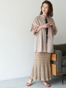 Laveange officialさん（レディース・163cm）の春コーディネート