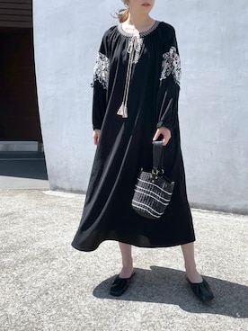 「カフタン」｜Laveange officialさん（レディース・154cm）の春コーディネート