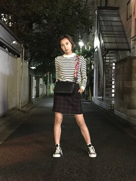 水島 あいさん（レディース・163cm）の秋コーディネート