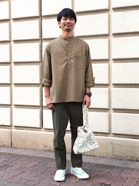 嘉数 浩太さん(メンズ・172cm)の秋コーディネート