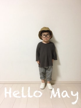 うーたん☁︎さん（キッズ・90cm）の春コーディネート