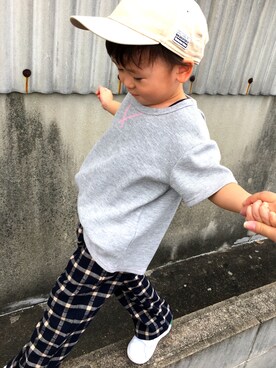 Minatoさんの「【adidas】STAN SMITH CF KIDS」を使ったコーディネート