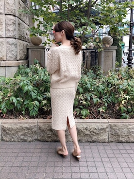 「Julia Boutique（ジュリアブティック）のアイテム」を使った、RUKAさん（レディース・168cm）の秋コーディネート