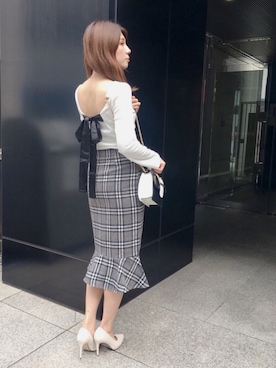 「Julia Boutique（ジュリアブティック）のアイテム」を使った、RUKAさん（レディース・168cm）の秋コーディネート