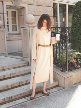 「Julia Boutique（ジュリアブティック）のアイテム」を使った、RUKAさん（レディース・168cm）の秋コーディネート