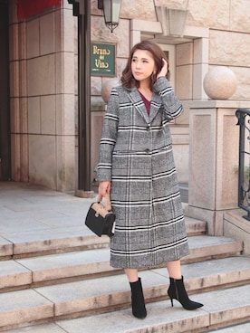 RUKAさん（レディース・168cm）の冬コーディネート