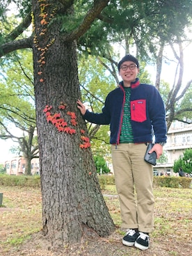 「アイテム（インテリア）」を使った、Tomさん（メンズ・180cm）の秋コーディネート