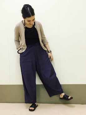 「JUTTA NEUMANN（ユッタ ヌーマン）のアイテム」を使った、モリグチナオさん（レディース・161cm）の春コーディネート