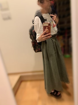「アイテム（ヘアゴム）」を使った、ちゃー さん（レディース・150cm）の秋コーディネート