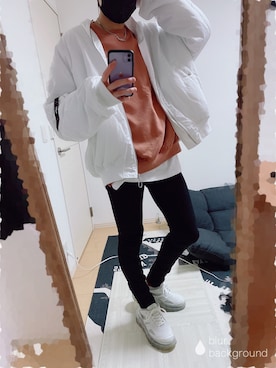 「ADRER（アドラー）の【ADRER】サイドジップレイヤードタンク（タンクトップ）」を使った、ゆうしさん（メンズ・179cm）の冬コーディネート